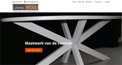 Desktop Screenshot of livingwood.nl