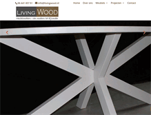 Tablet Screenshot of livingwood.nl